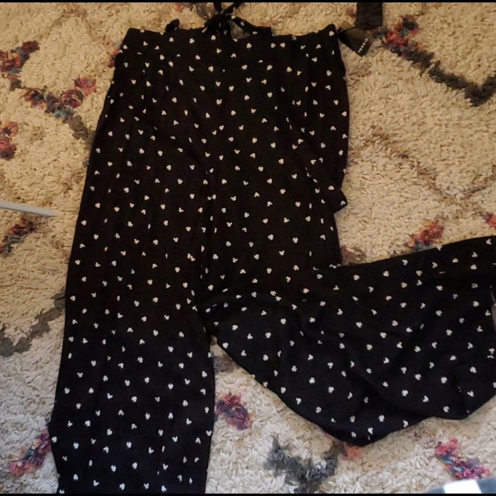 Torrid x Disney Wide-Leg Suspender Pants